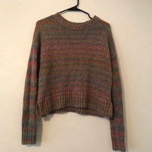 Colorful knitted sweater